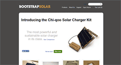 Desktop Screenshot of bootstrapsolar.com